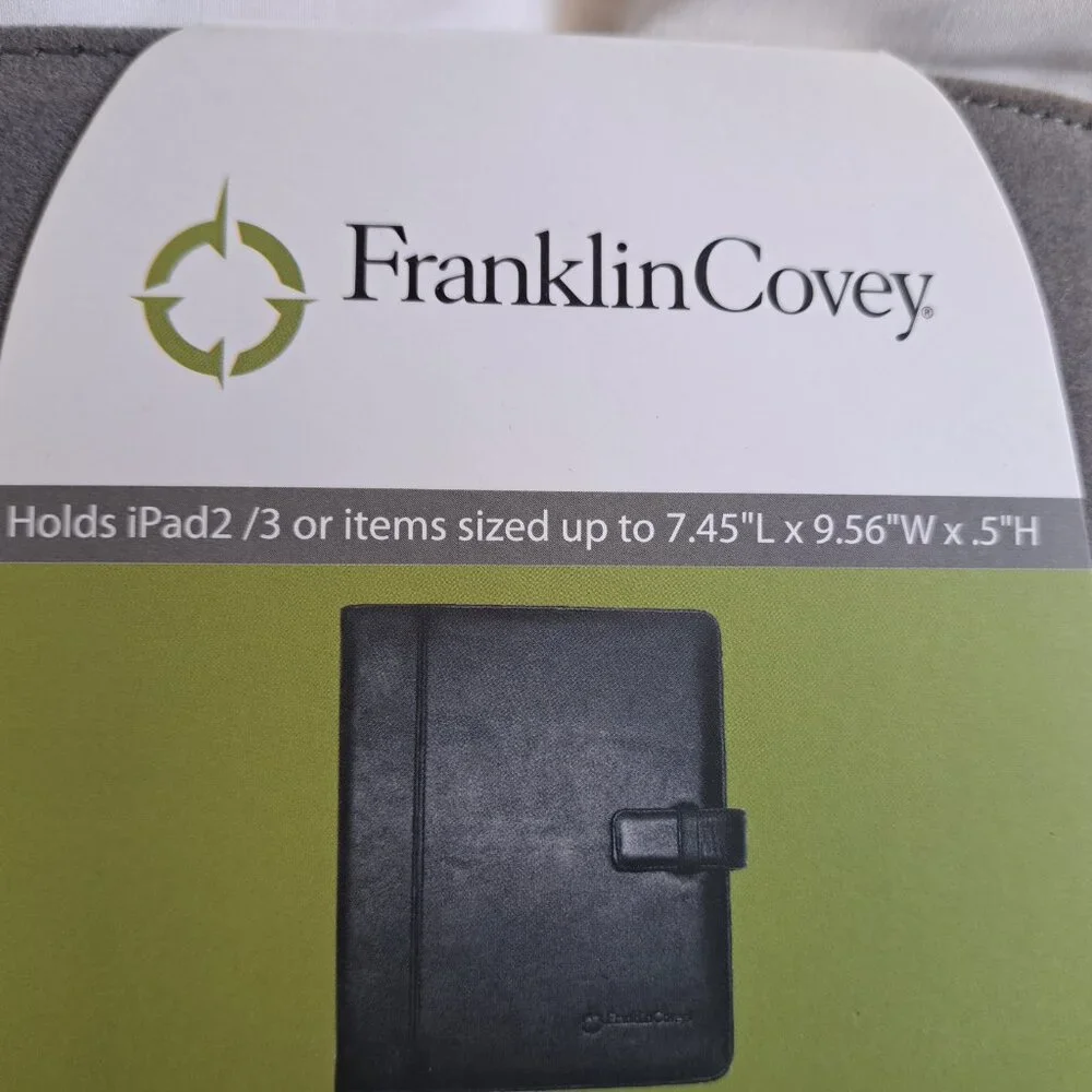 FRANKLIN COVEY Premium Leather I-Pad Case 9-3/4